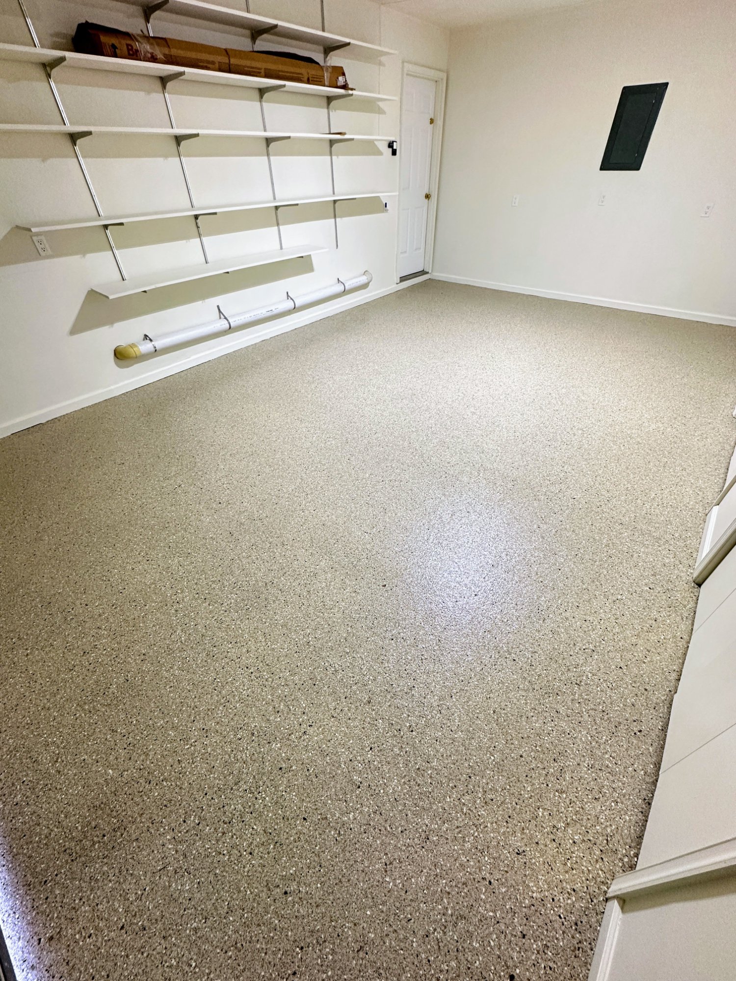 After — finished epoxy floor