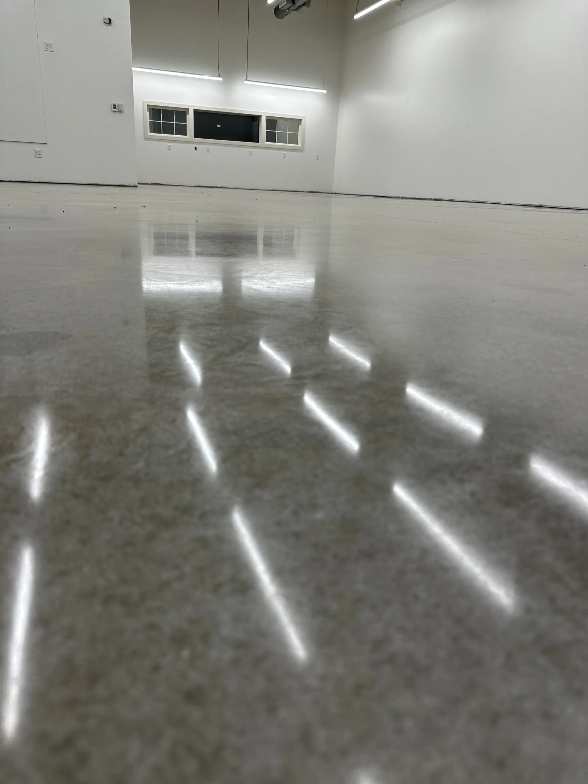 Polished concrete close-up